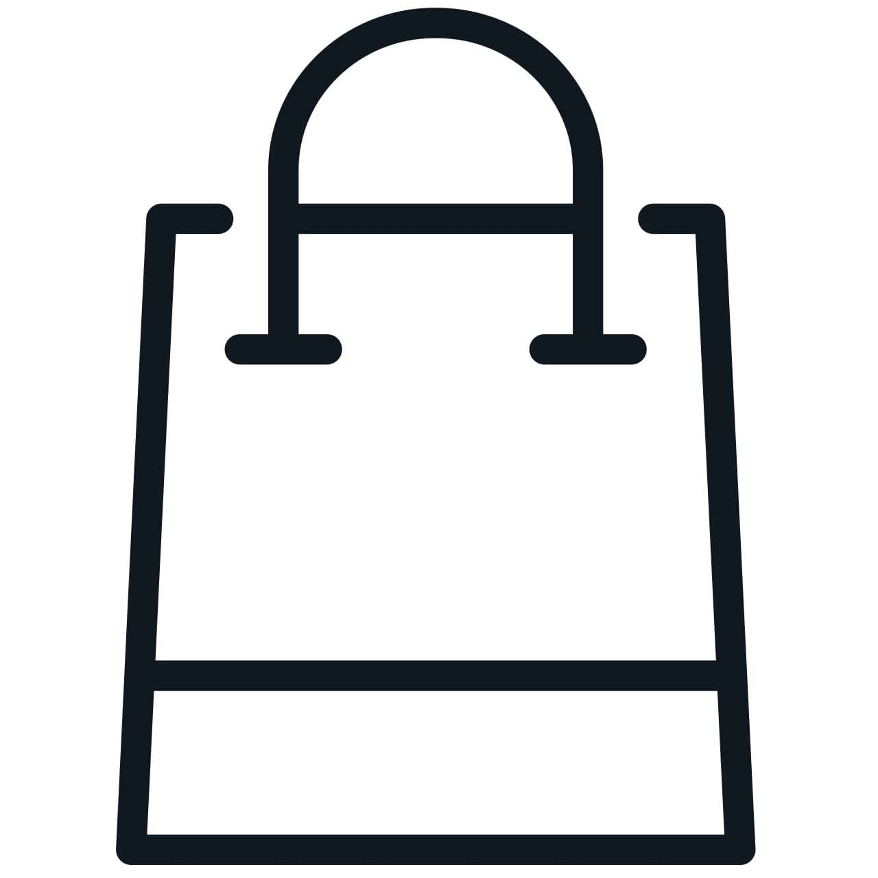 Shopping Bag Custom Icon