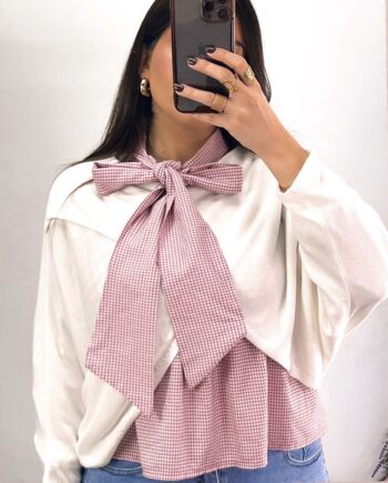 Suéter/Poncho Punto Fino