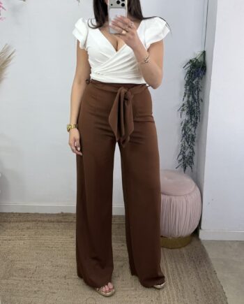 Pantalón Palazzo Chocolate