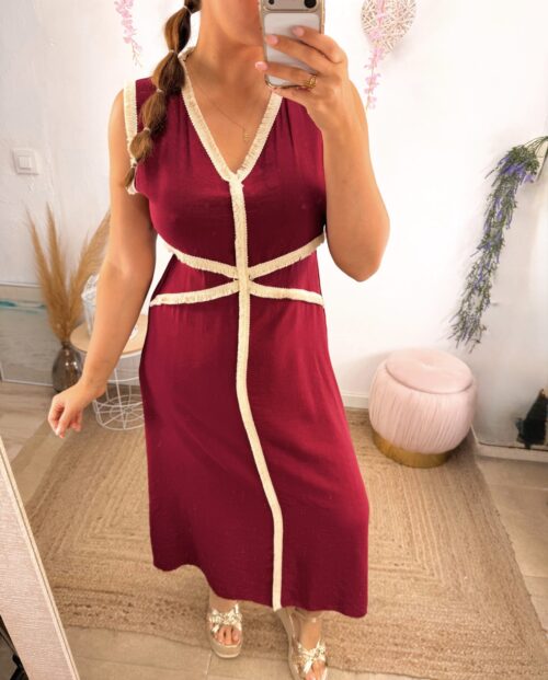 Vestido Ribete