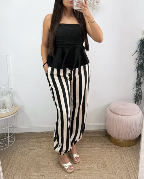 Pantalón Rayas Bombacho