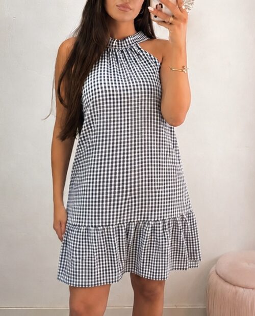 Vestido Halter Azul