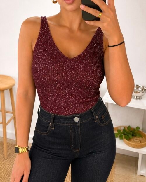 Camiseta Aqua Burdeos