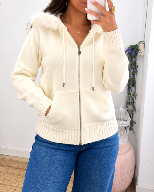 Chaqueta Punto Pelo