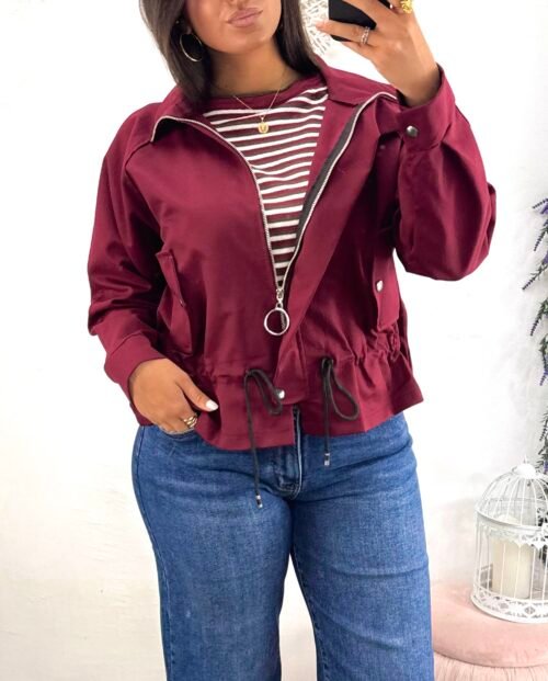 Chaqueta Kylie Burdeos