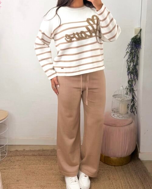 Conjunto Love Beig