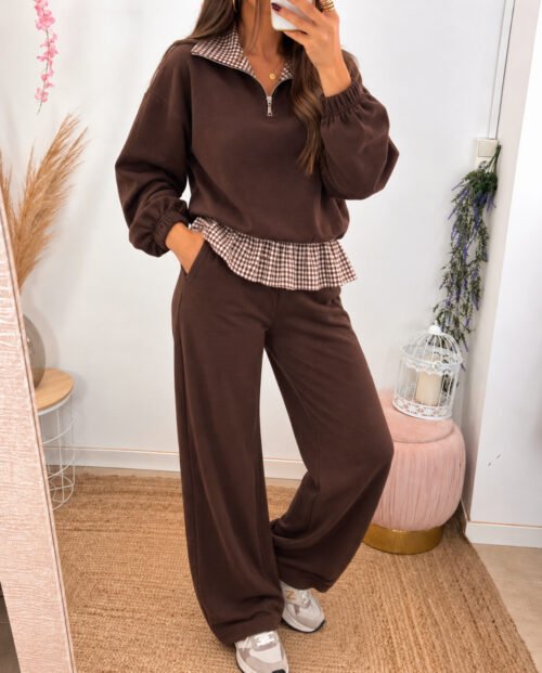 Conjunto Yera Chocolate